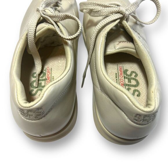 SAS Womens Size 8 WW Double Wide Shoes Free Time Bone Leather New Comfort - Picture 8 of 9
